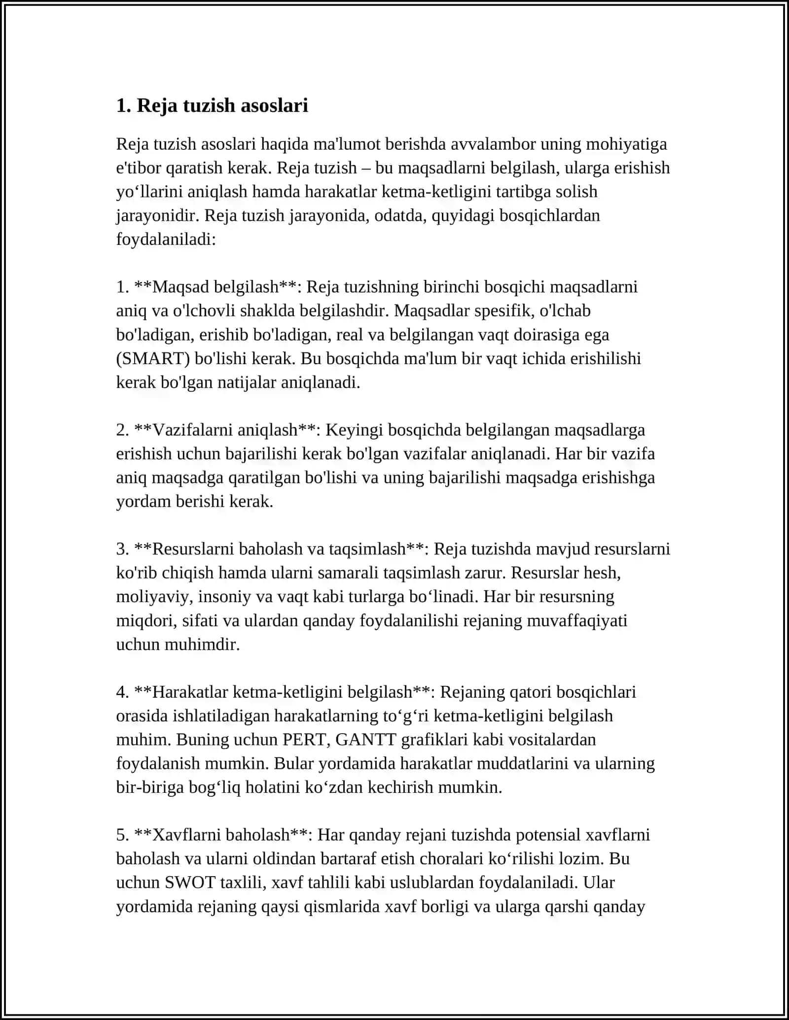 REJA. REJA TURLARI 3