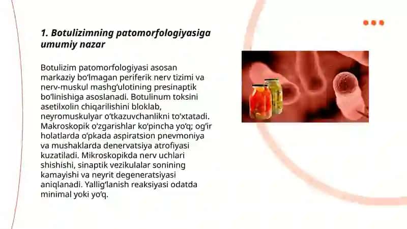 Botulizimning patomarfologiyasi 3