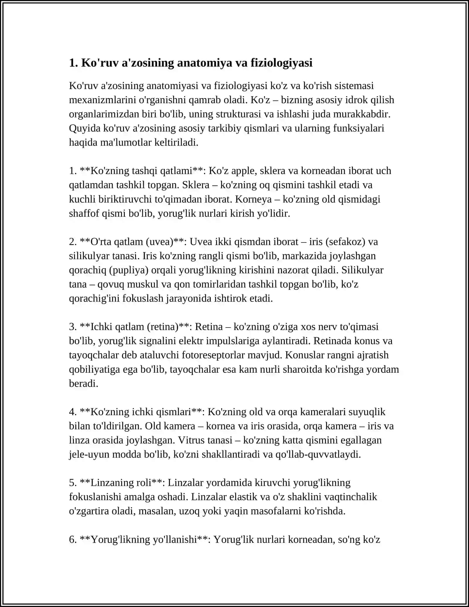 KO'RUVA'ZOSINI LOR KASALLIKLARIDA O‘ZGARISHI 3