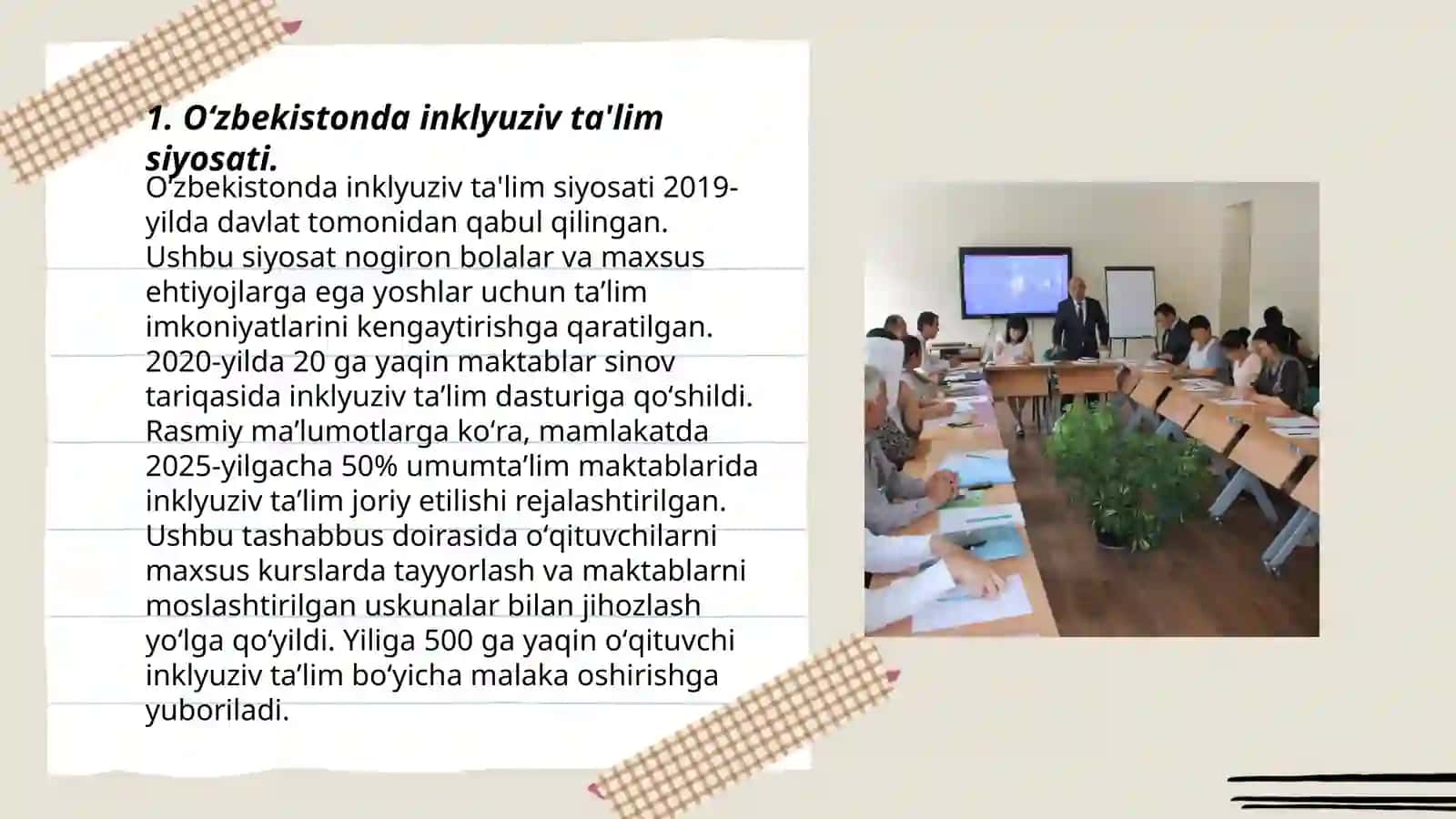 Oʻzbekistonda inklyuziv ta'lim siyosati 3