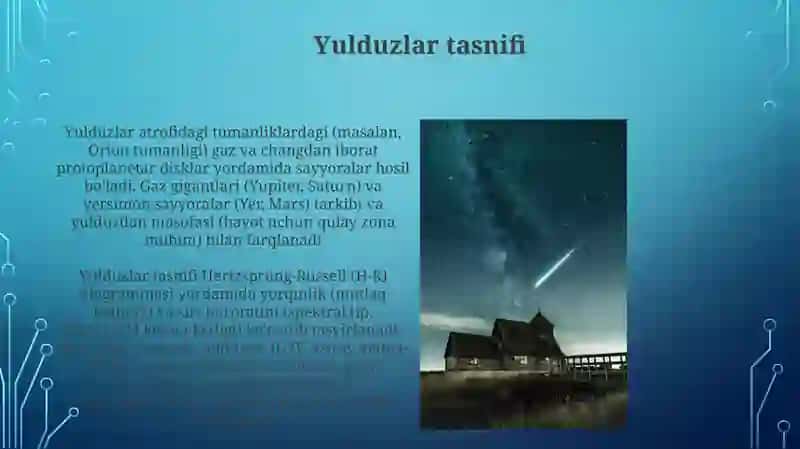 Yulduzlar tasnifi 3