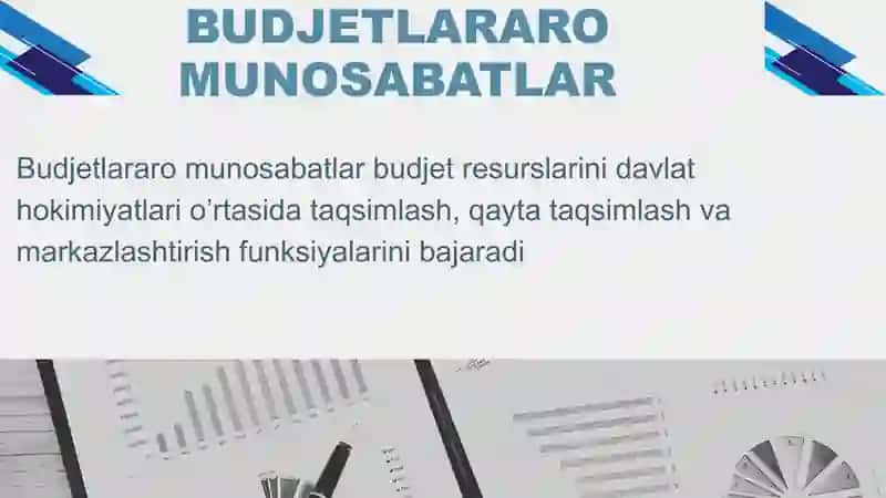 Budjetlararo munosabatlar 3