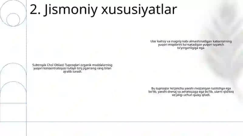 Subtropik Chól Oblasti Tuproqlari 3