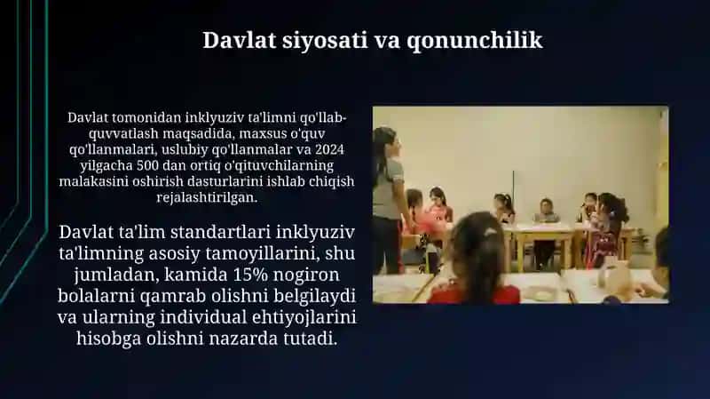 Maktabgacha ta’limda inklyuziv ta’limni rivojlantirish 3