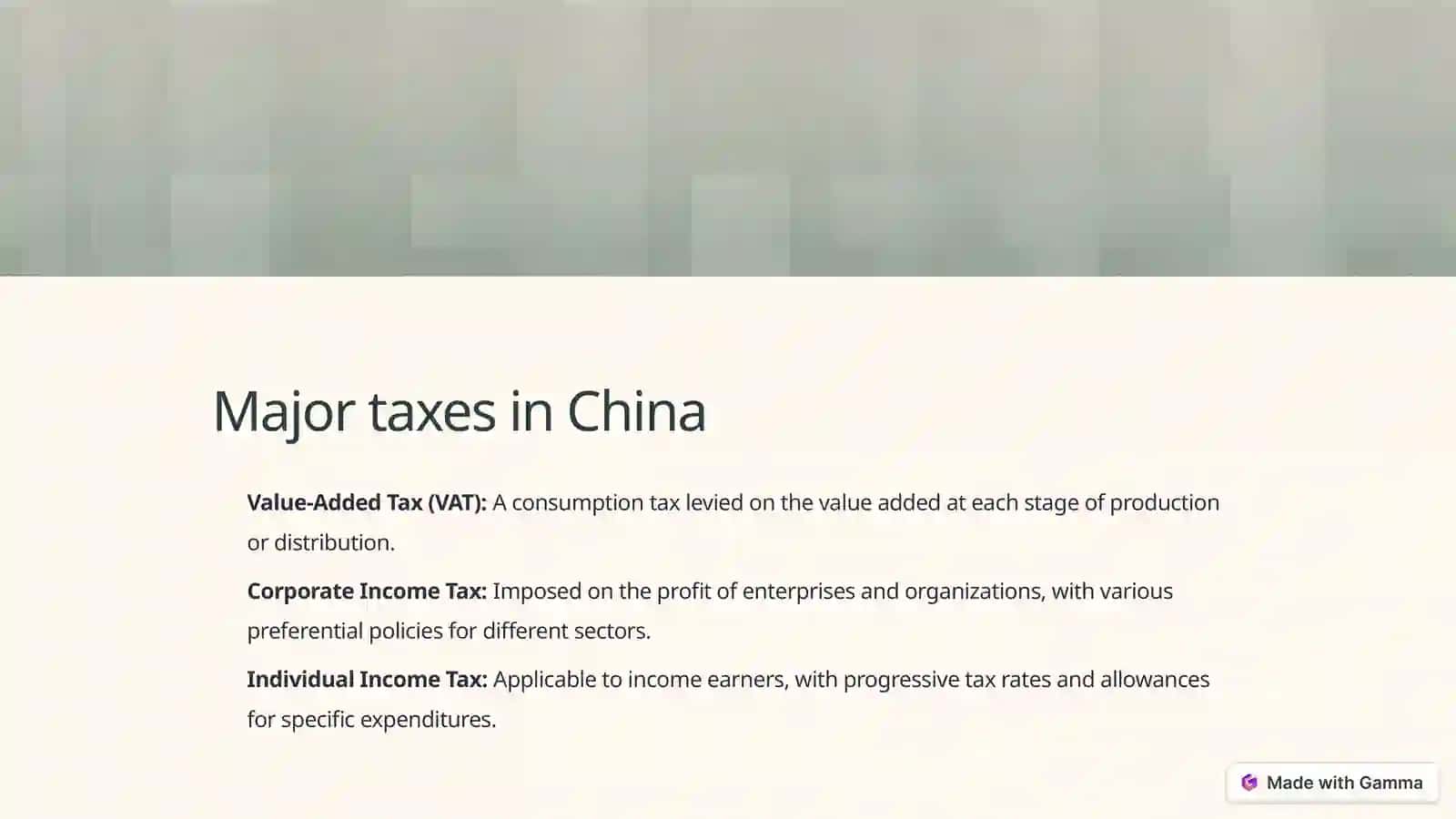 Introduction to China's Fiscal and Tax Policy 3