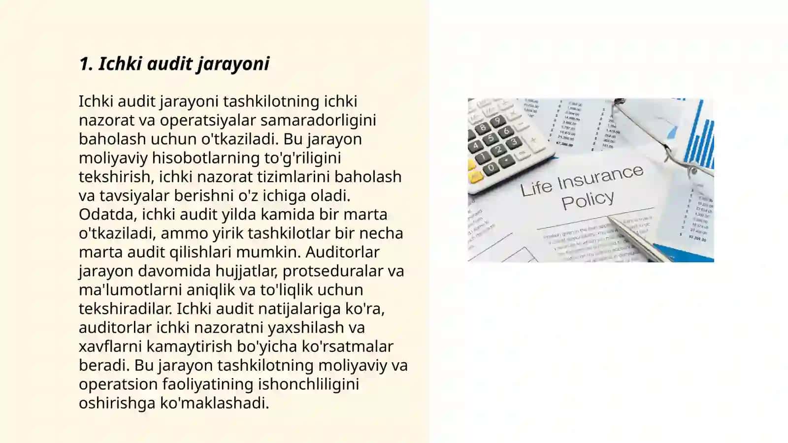 Ichki auditni o’tkazish 3