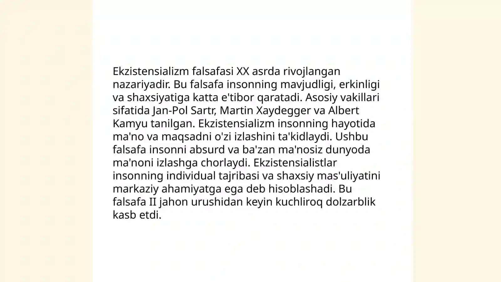 Ekzistensial yondashuv 3