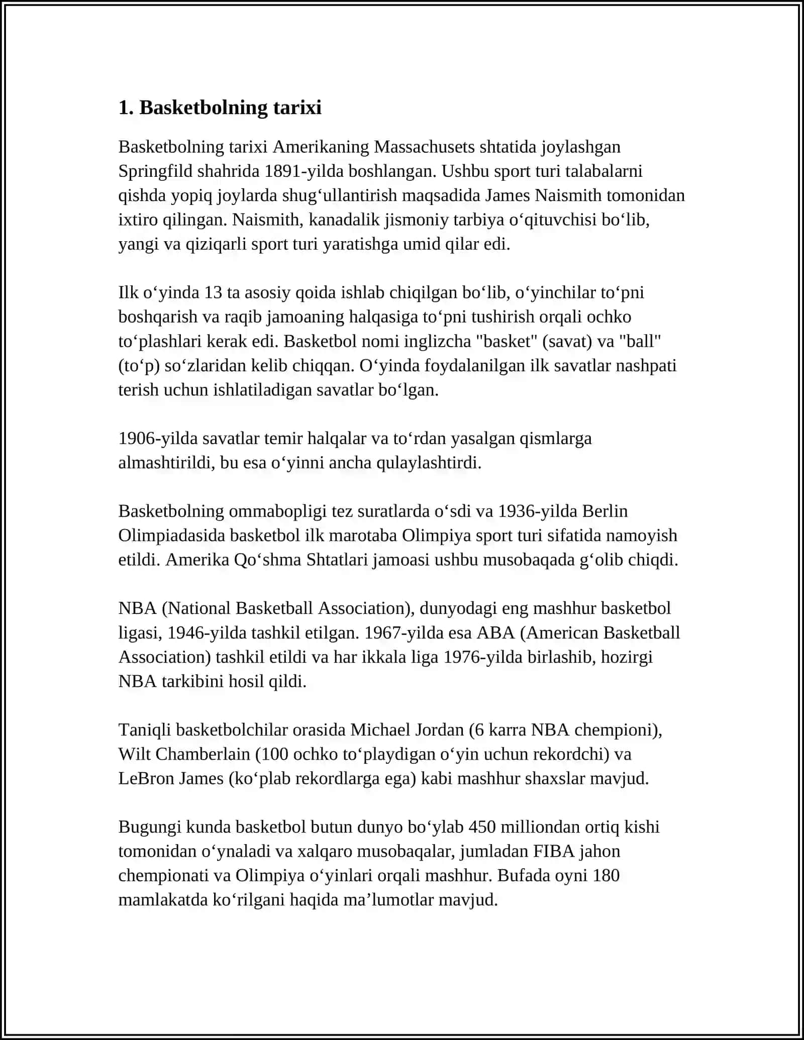 BASKETBOLL 3
