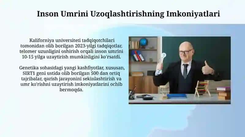 Karish va Gerontologiya: Asosiy Tushunchalar 3