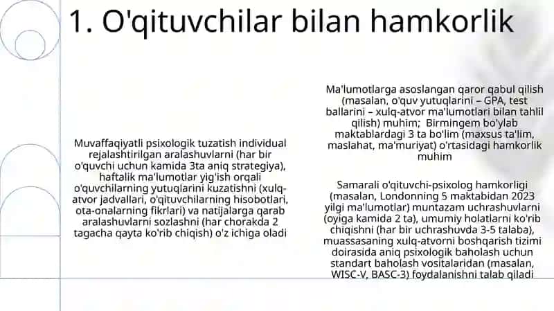 Talaba ehtiyojlarini aniqlash va baholash 3