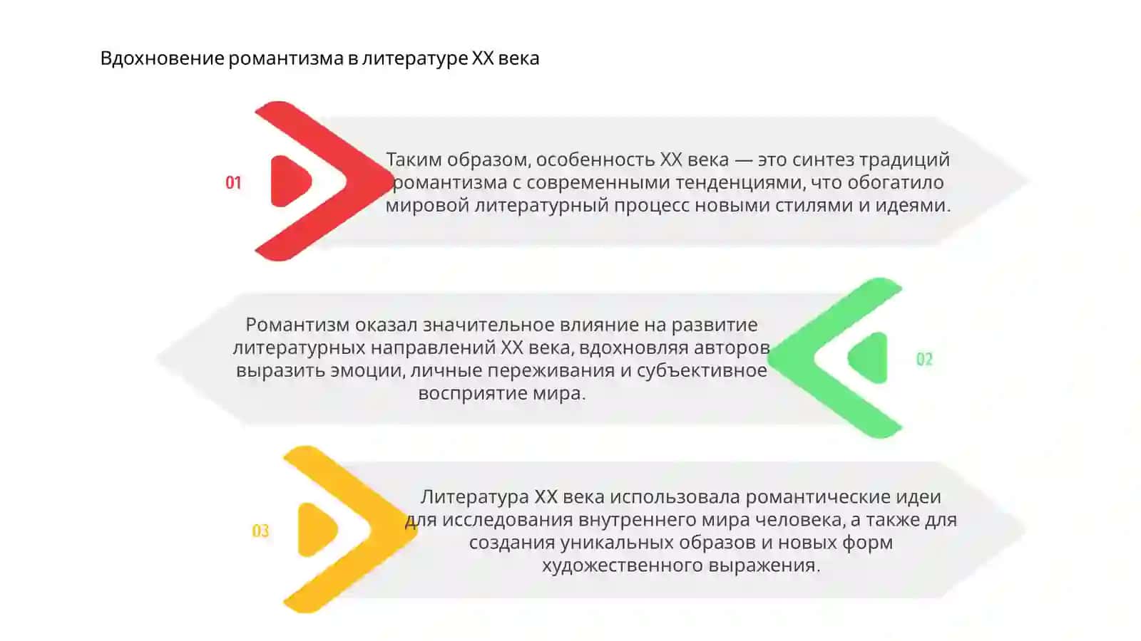 Особенности развития литературы ХІХ века 3
