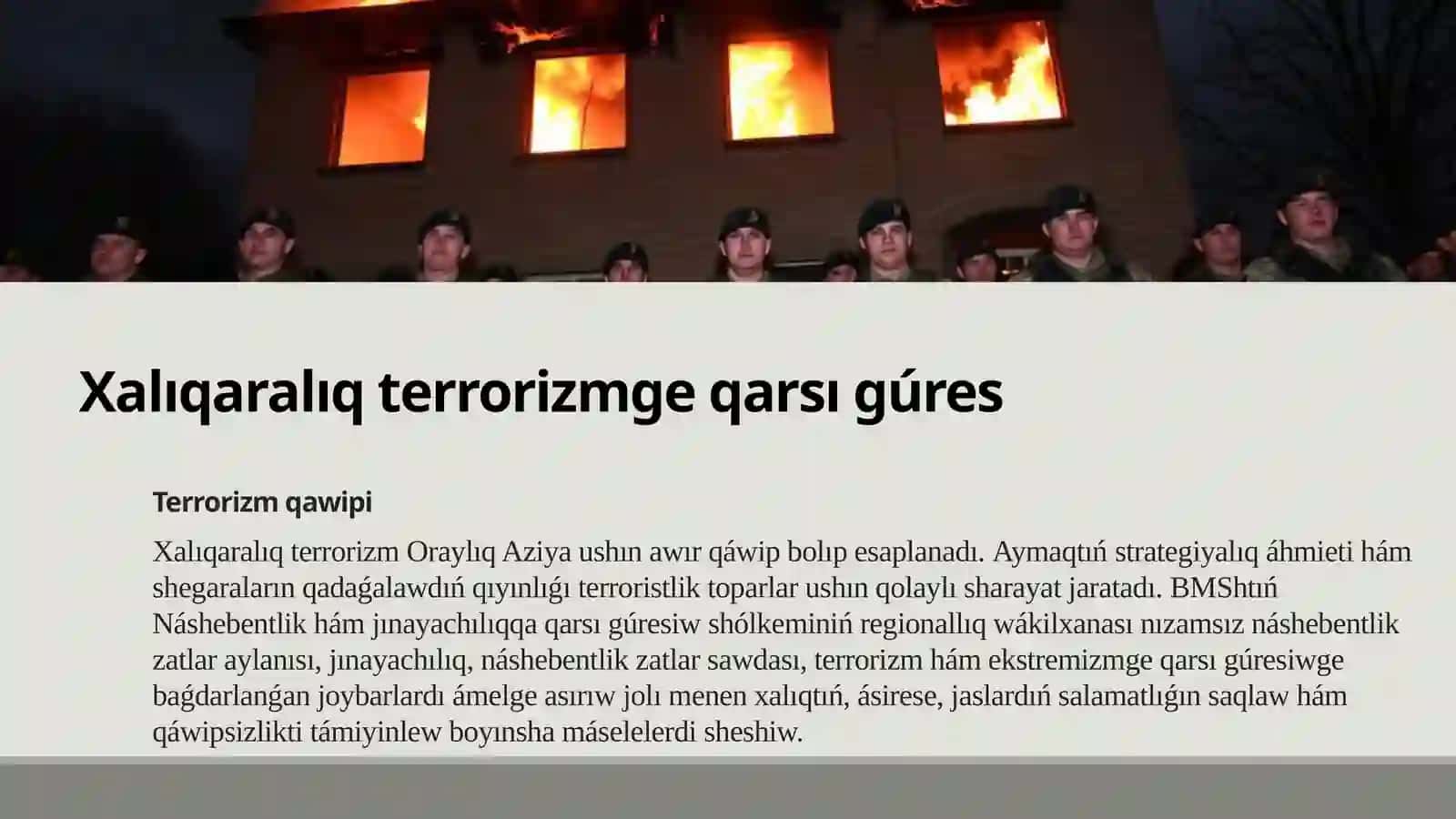 Oraylıq Aziya Qáwipsizligi 3