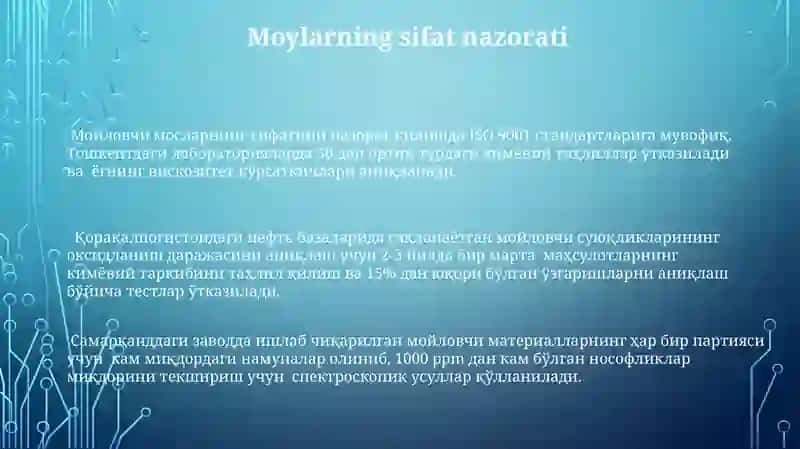 Sanoat Moylari va Gidravlik Suyuqliklari 3