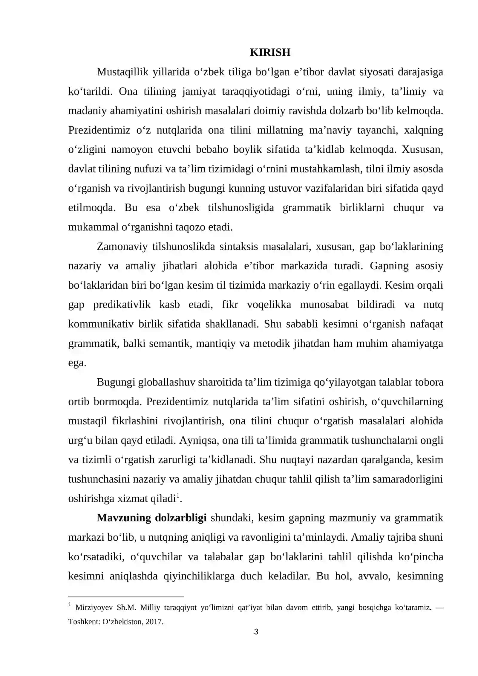 Kesim va uning o'zbek tilshinosligidagi tadbiqi 3
