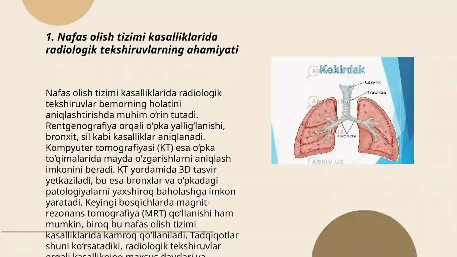 Nafas olish tizimi kasalliklarida 3