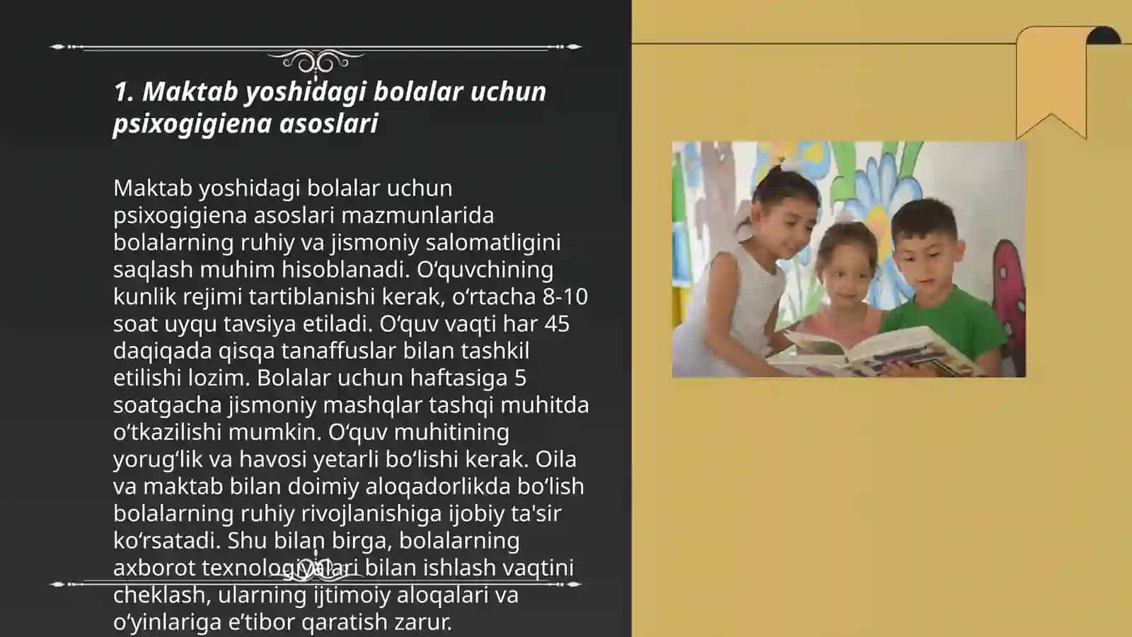 Maktab yoshidagi bolalar psixogigienasi 3