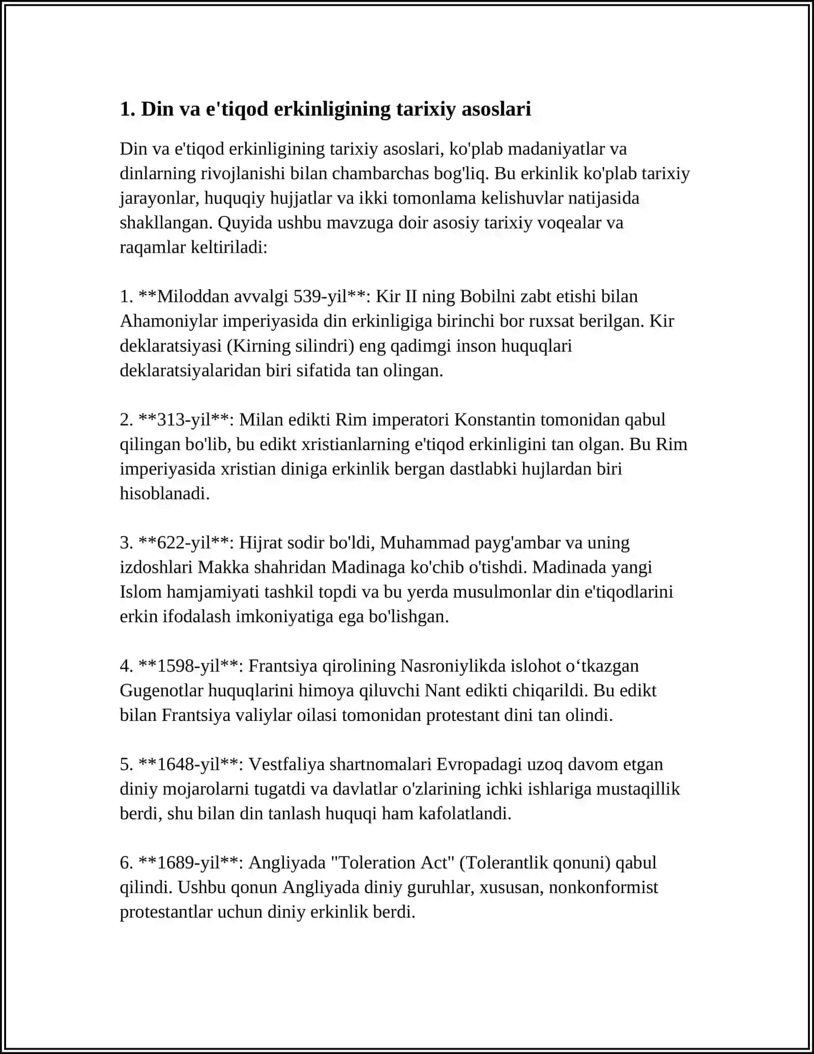 VIJDON VA E'TIQOD ERKINLIGINING TA'RIFI 3