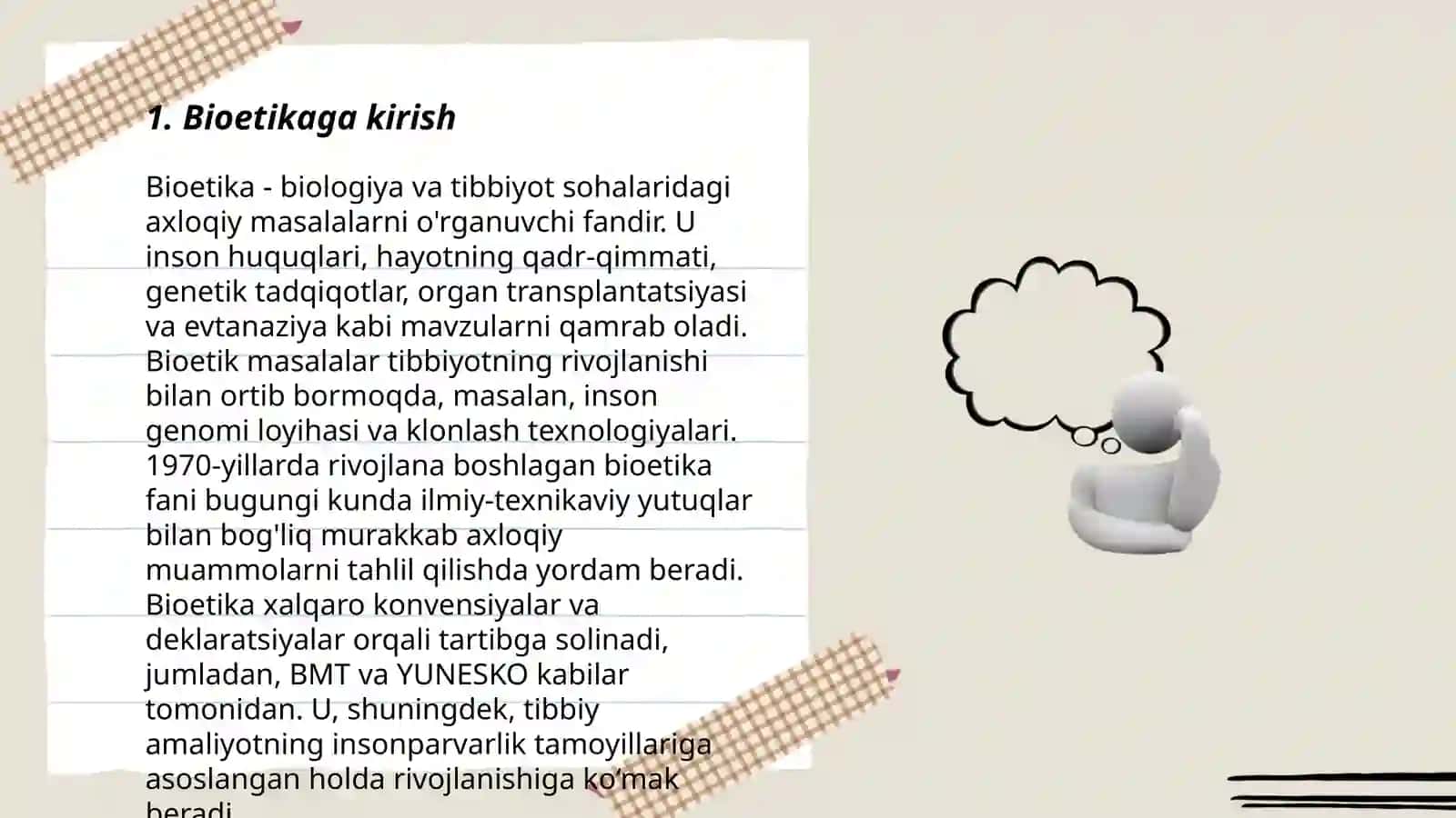 Bioetlar-bioetika modulining obyekti 3
