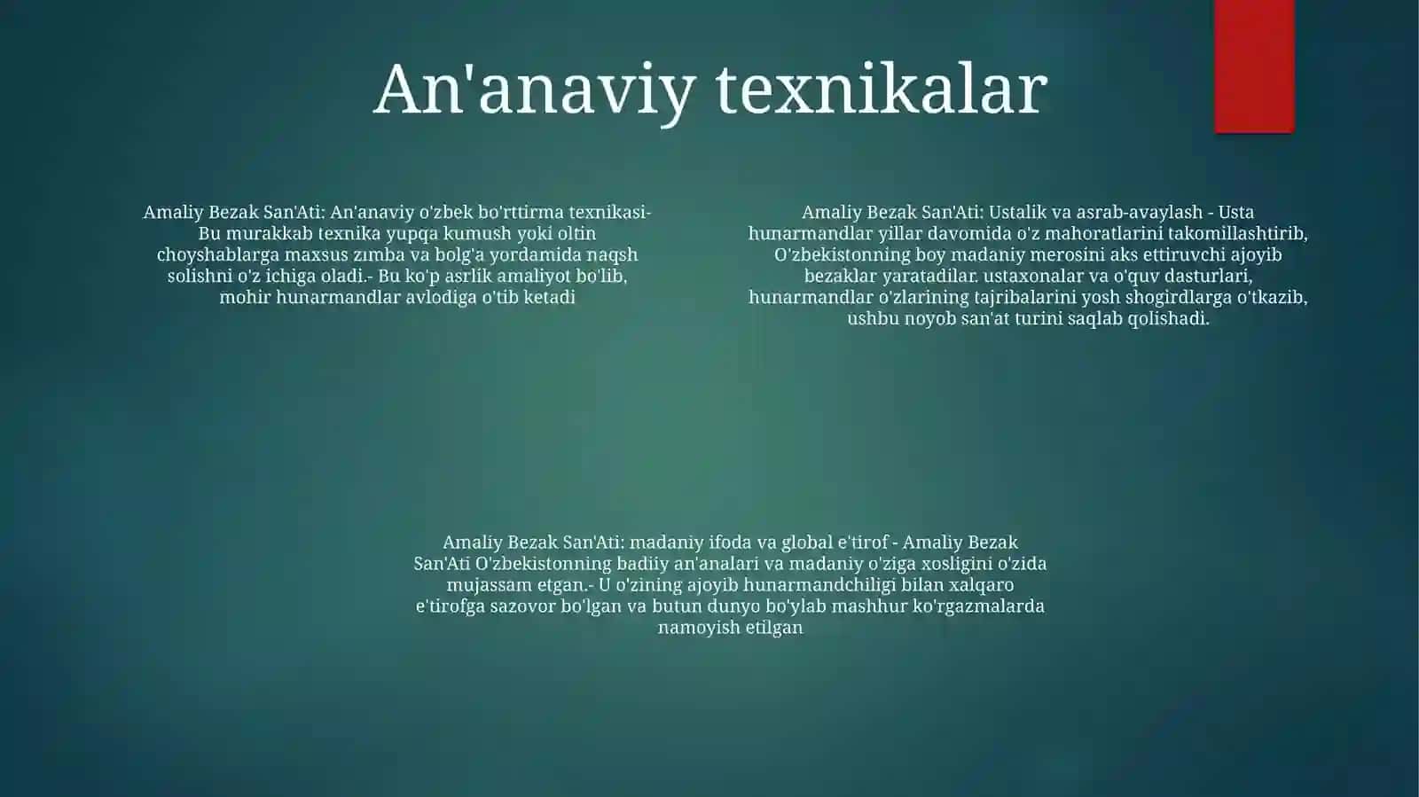 Amaliy BezakSan'Ati 3