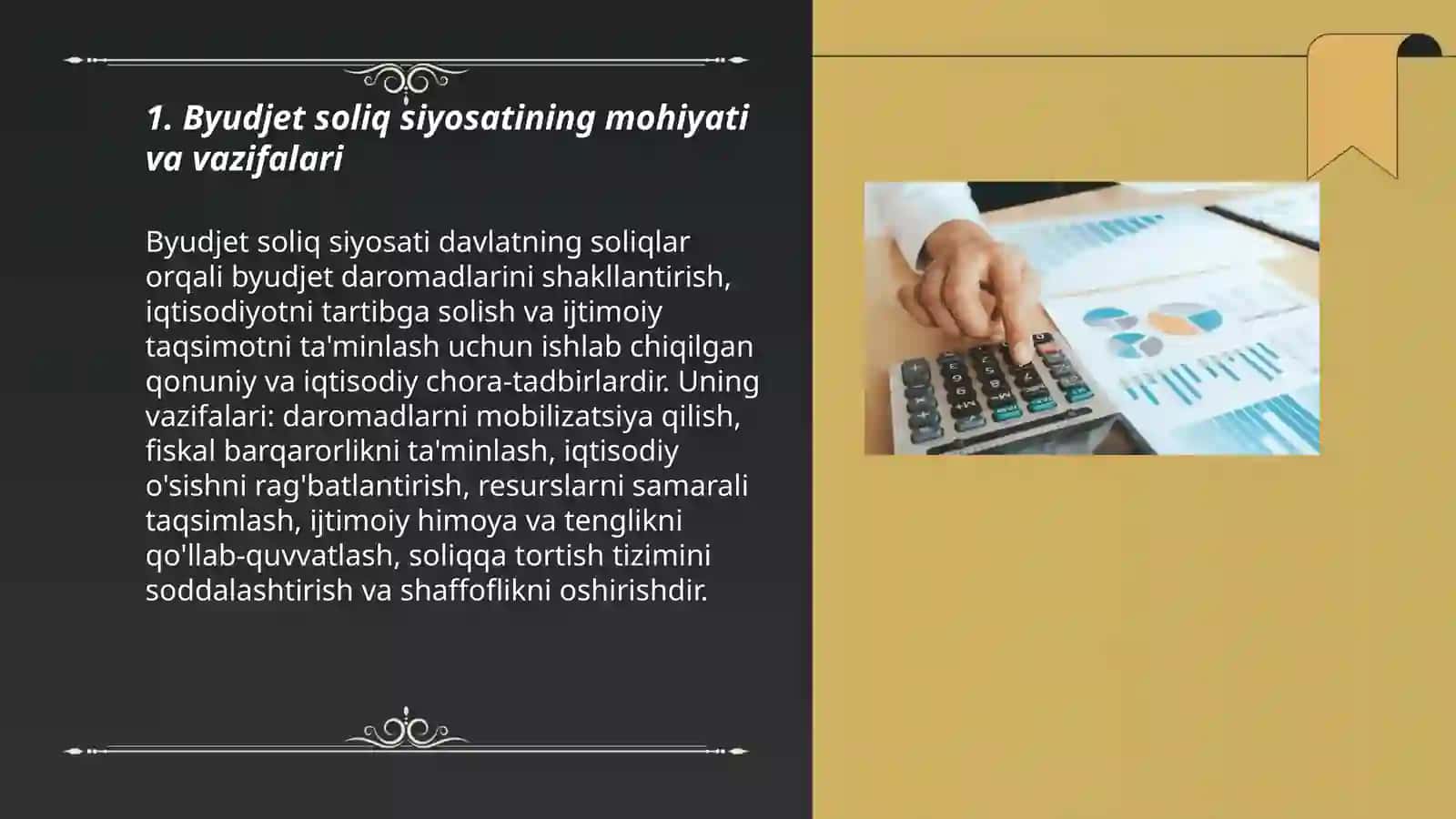 Byudjet soliq siyosati 3