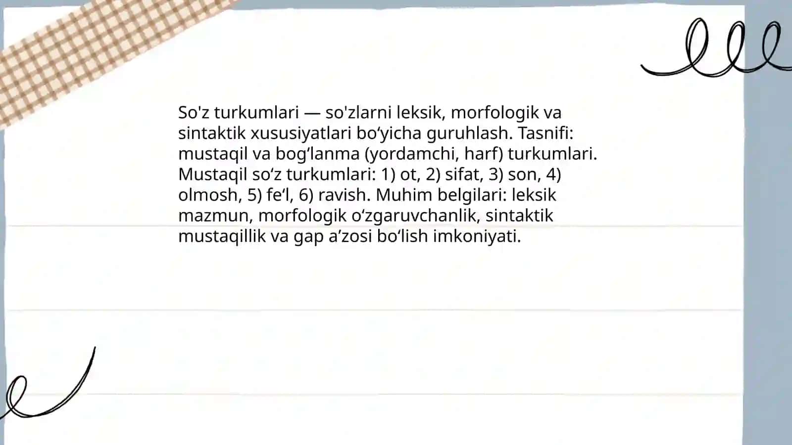 So'z turkumlari 3