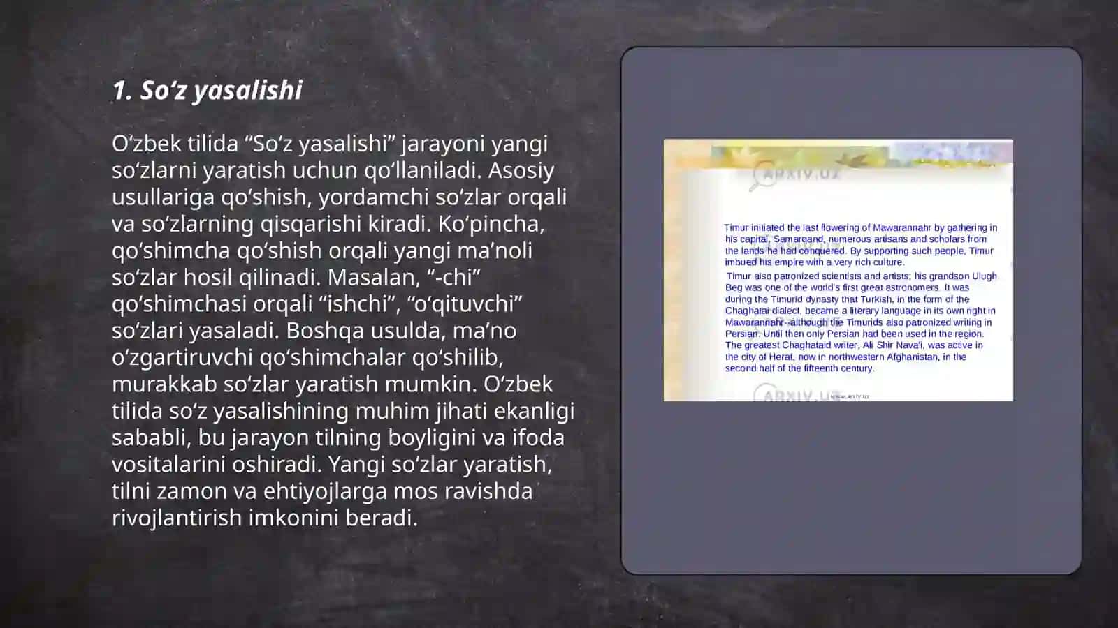 Oʻzbek adabiy til meʼyorlari 3