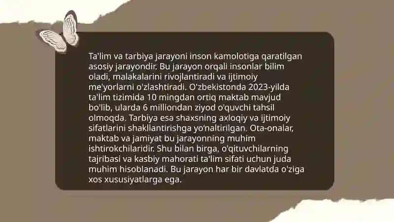 Ta'lim va tarbiya jarayoni 3