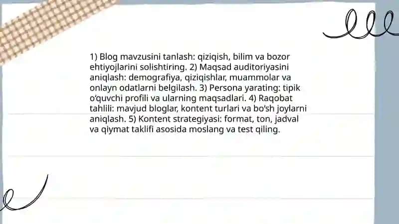Onlayn bloglar yaratish 3