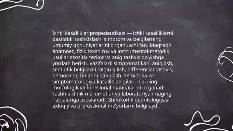 Ichki kasalliklar propedevtikasi 3