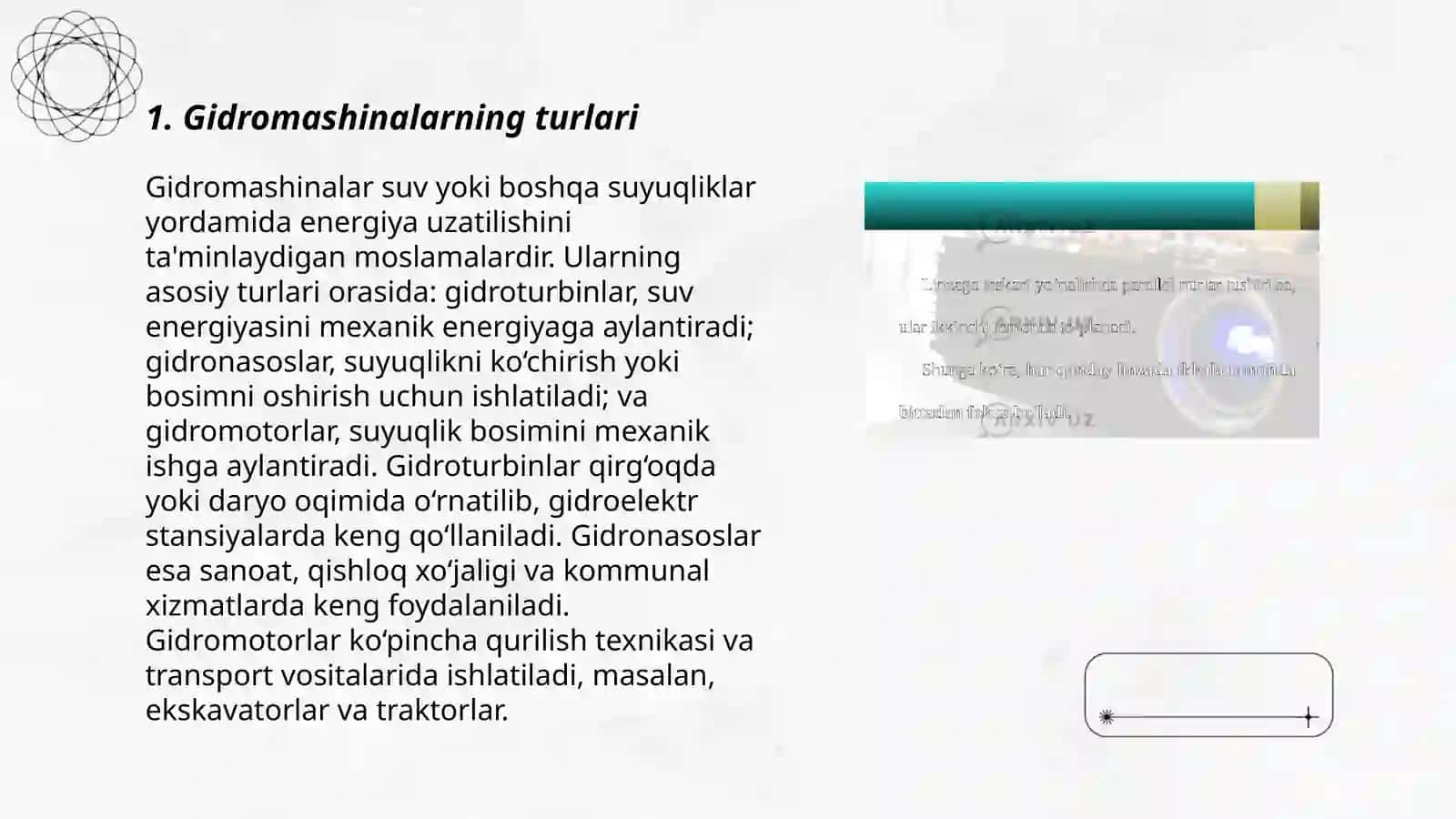Gidromashinalar haqida umumiy tushuncha 3