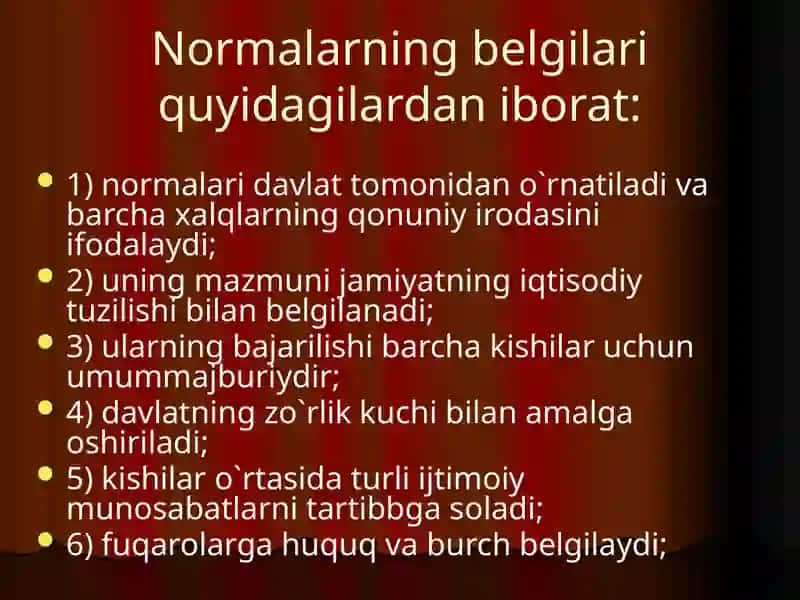 Huquqnormalari 3