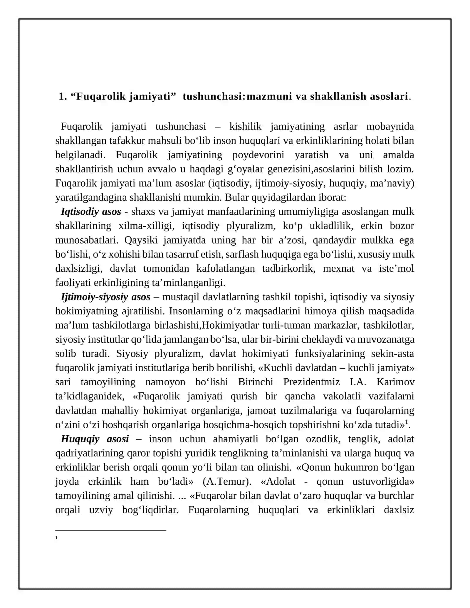 Fuqarolik jamiyatining shakllanishi va rivojlanishi 3
