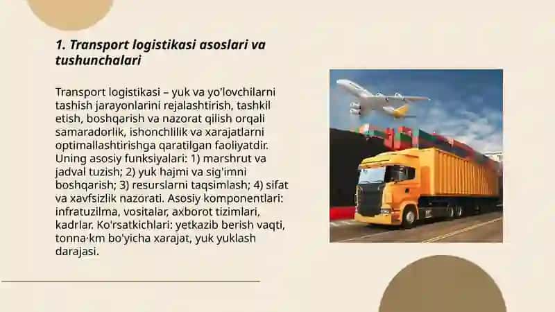 Transport lagistikasi 3