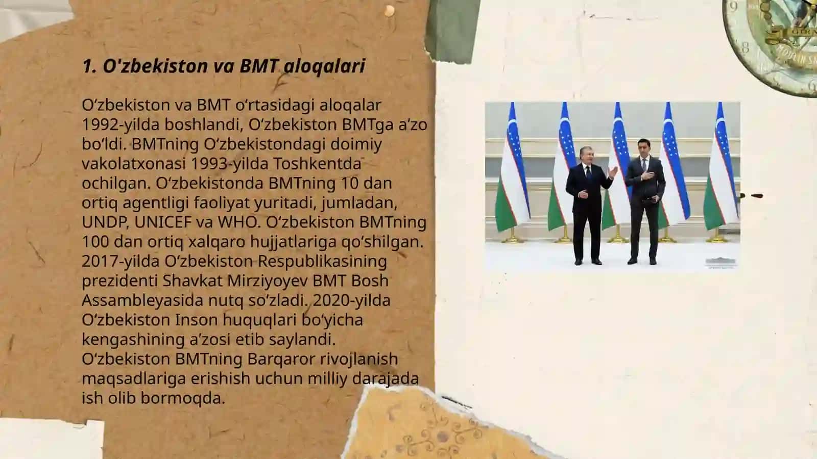 O'zbekistonning xalqaro hamjamiyat bilan aloqalari 3