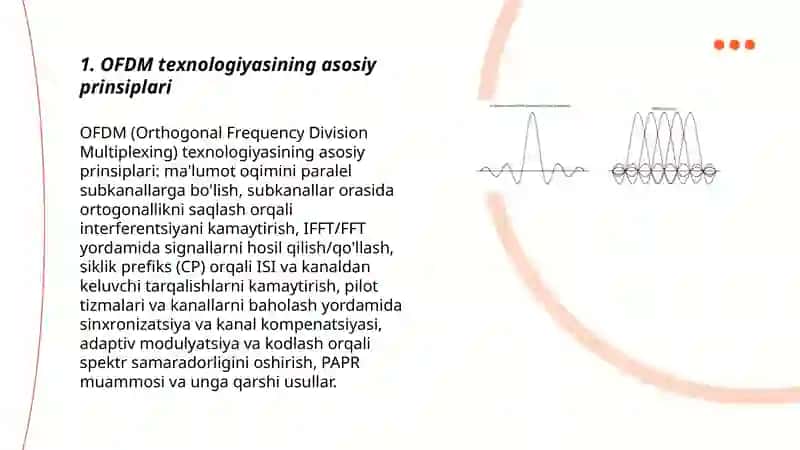 OFDM va OFDMA texnologiyalari 3