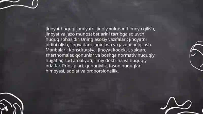 Jinoyat huquqi 3