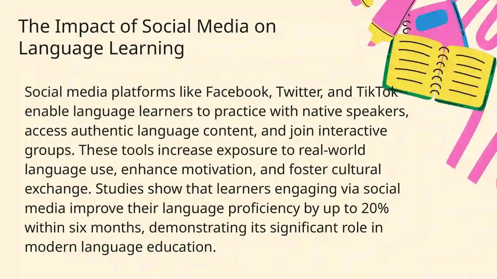 The Impact of Social Media on Language Learning 3