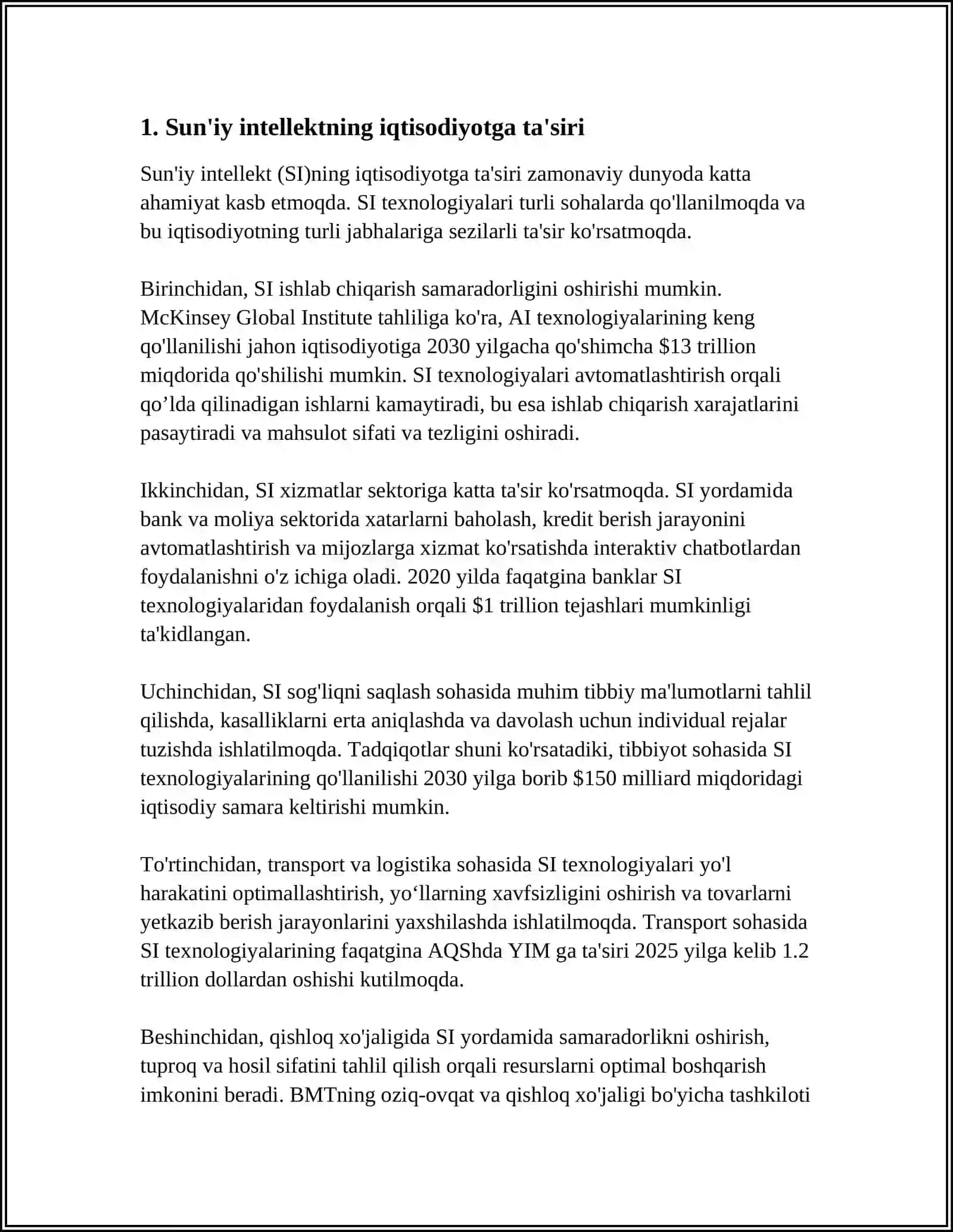 SUNʼIY INTELLEKTNING JAMIYATGA TAʼSIRI 3