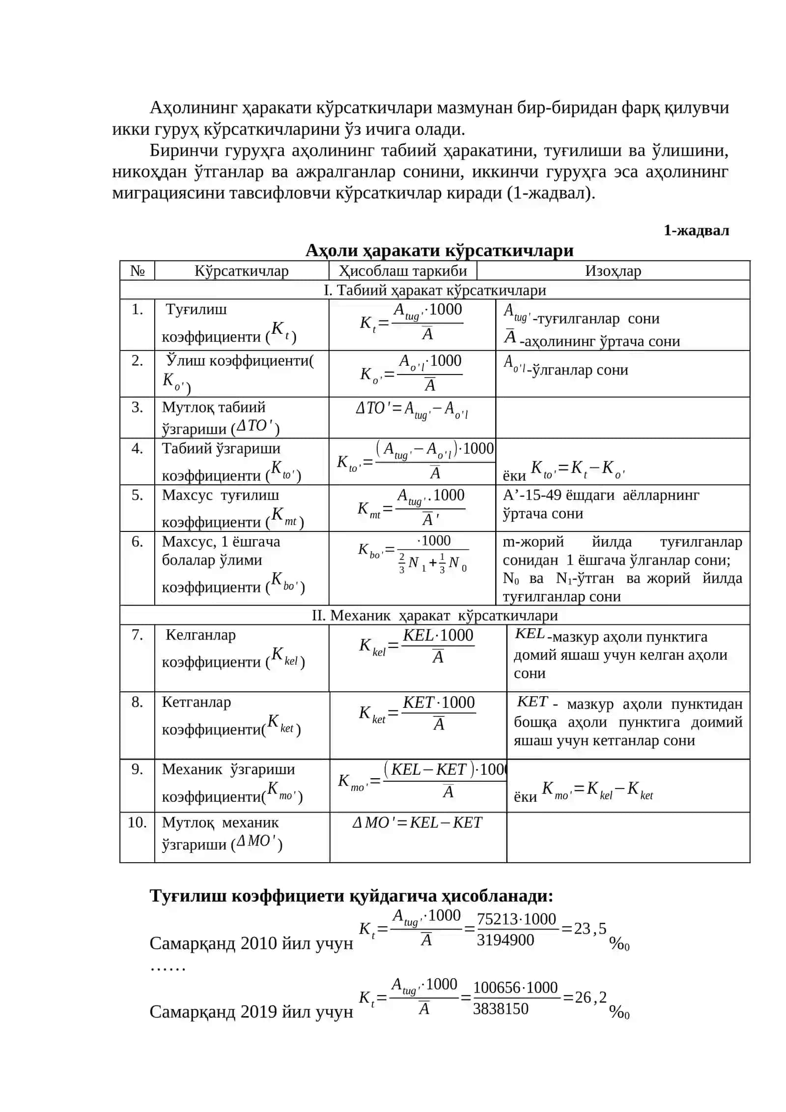 АҲОЛИ СТАТИСТИКАСИ 3