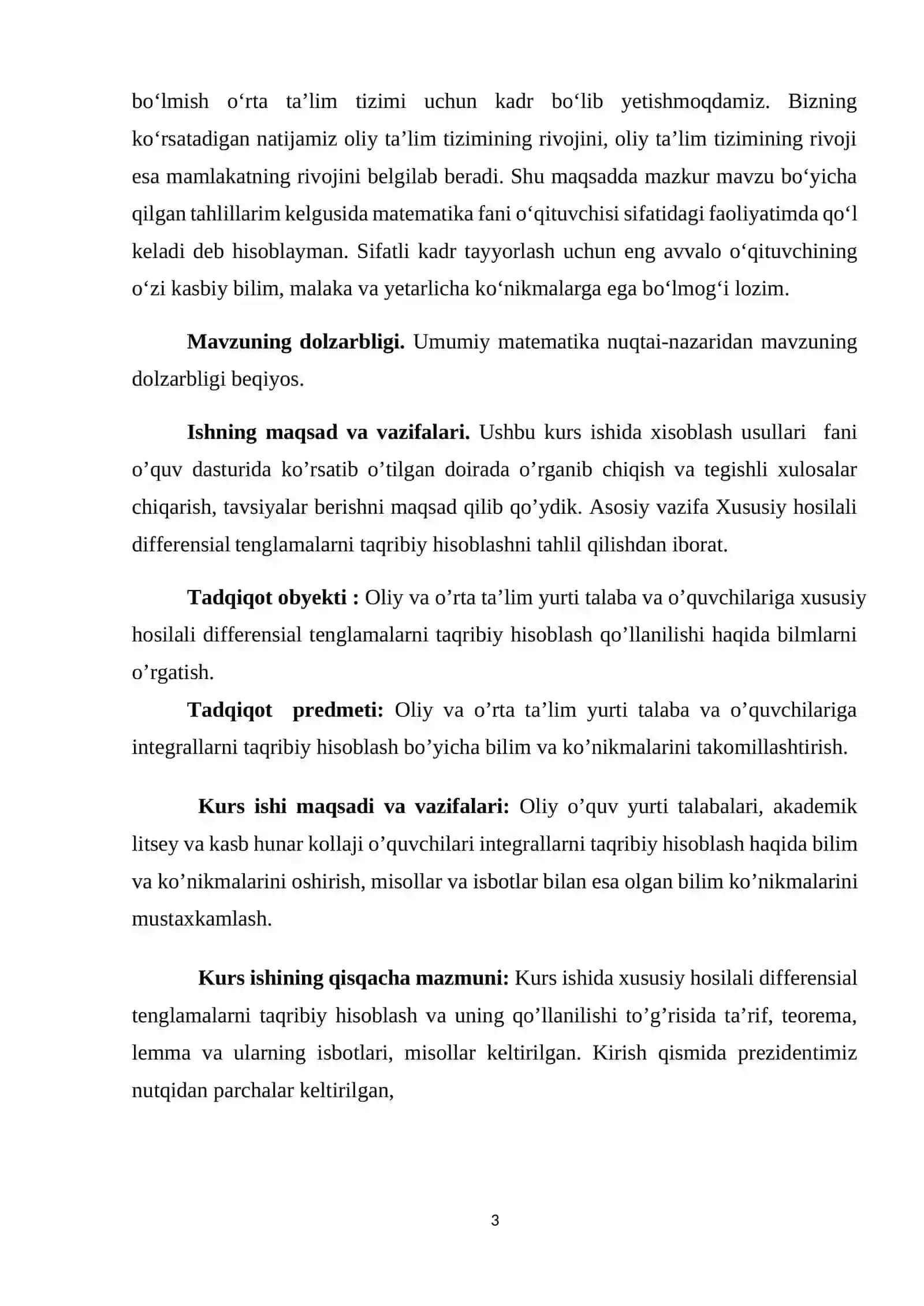 Interpolyatsion kvadratur formulalar 3