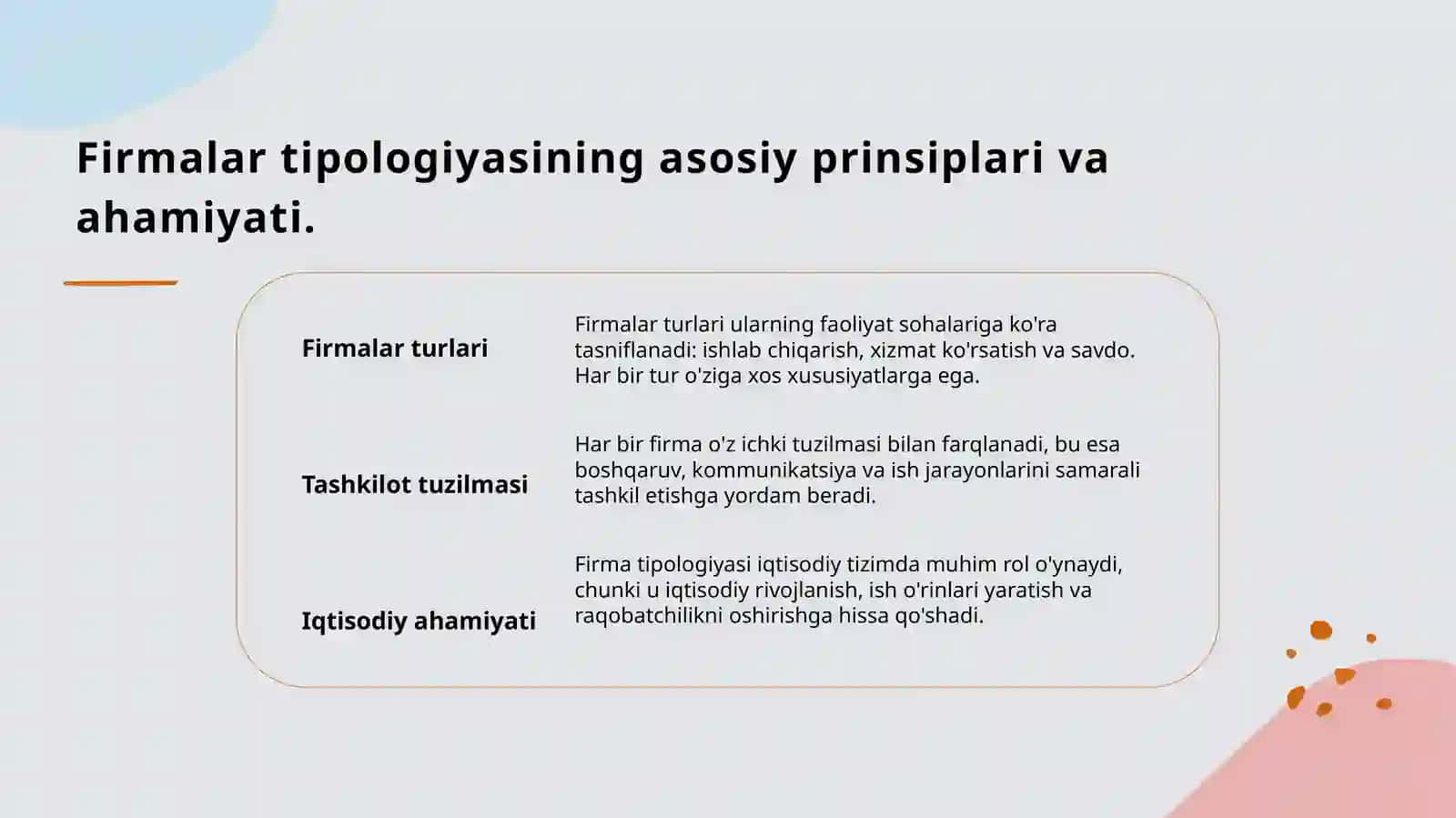 Firmalar tipologiyasi va turlari 3
