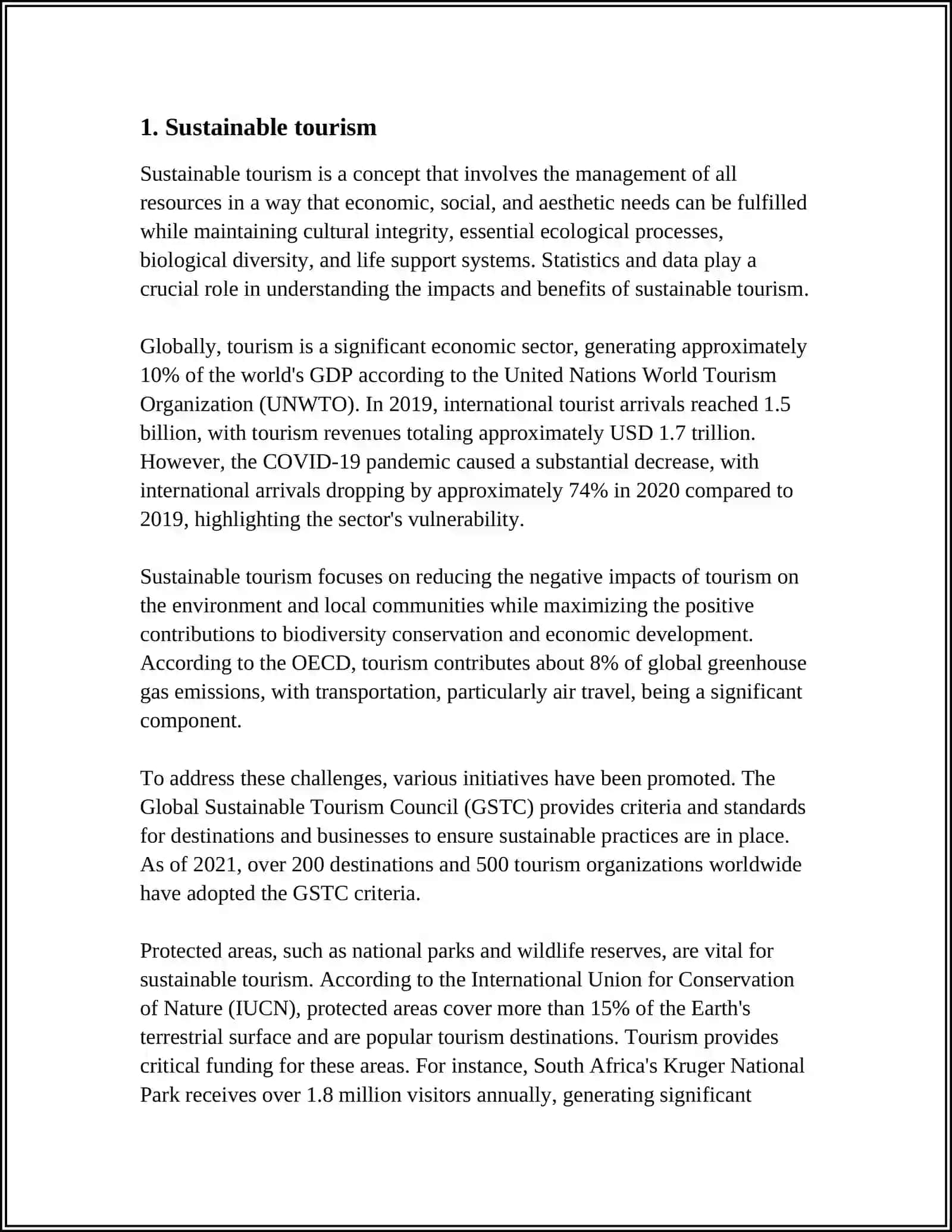 Sustainable Tourism 3