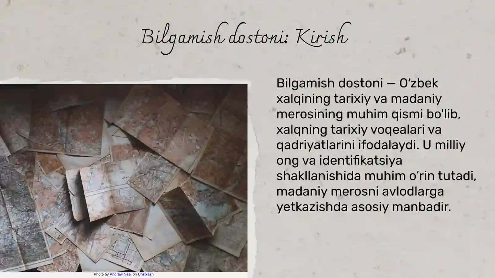 Bilgamish  dostoni 3