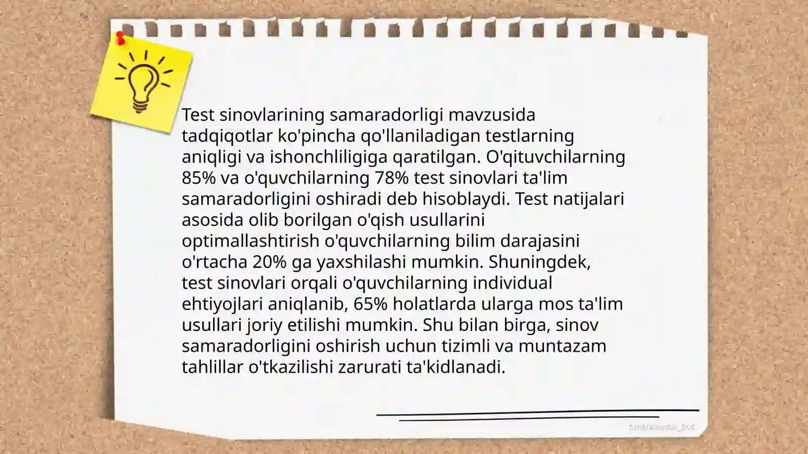 O'quvchilar bilimlarini baholash 3