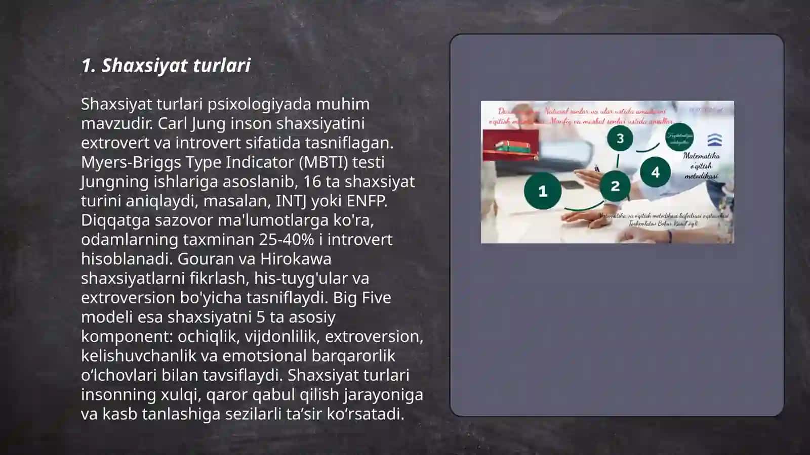 Harakter va Qobiliyat 3
