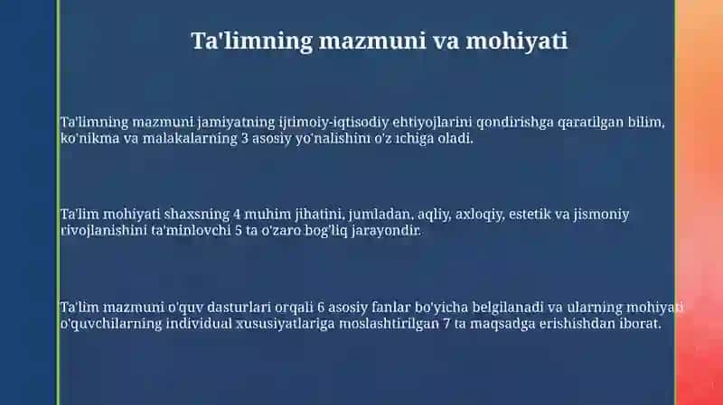 Ta'limning mazmuni va mohiyati 3