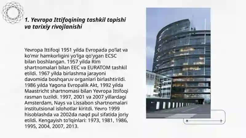 G'arbiy Yevropada iqtisodiy va siyosiy integratsiya jarayonlari 3