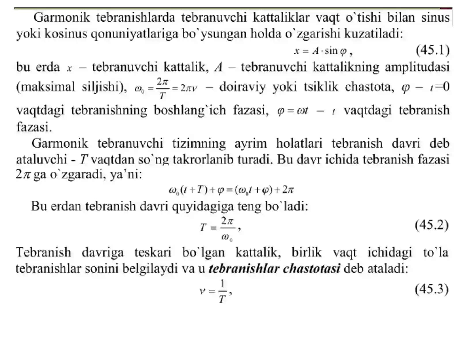 Tеbranishlar va to`lqinlar 3