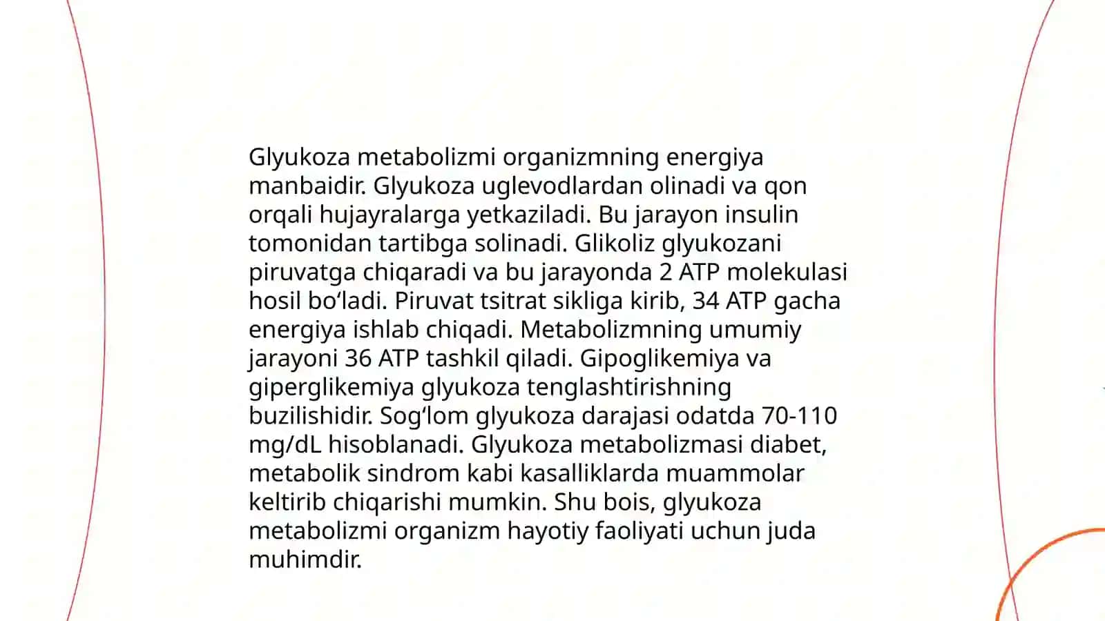 Glyukoza metobalizmi va uning ahamiyati 3