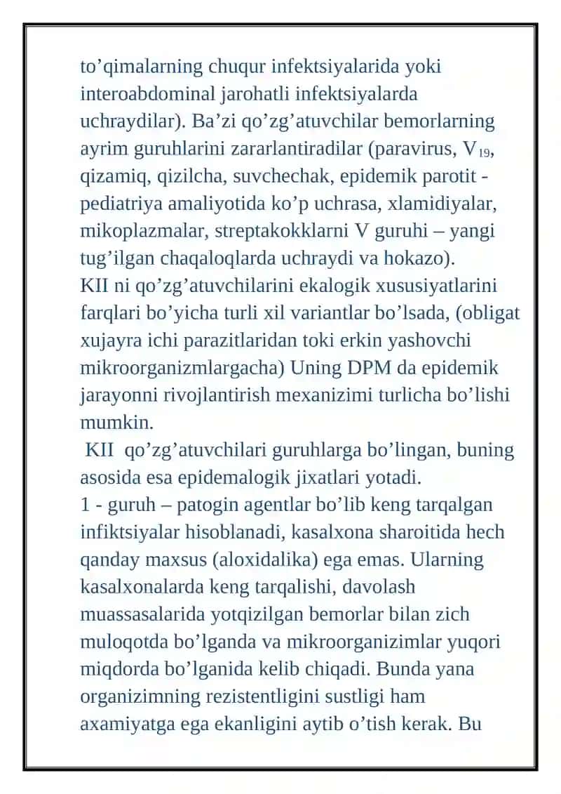 Kasalxona ichi infektsiyalari 3